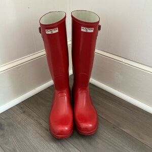Red Hunter Made in Scotland (not China!) mens US12 Rain Boots
